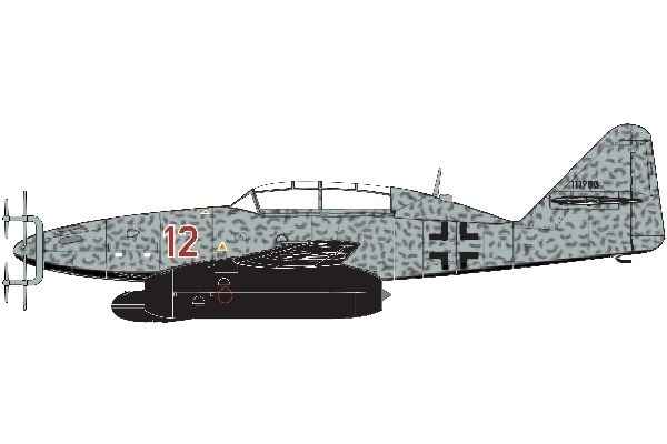 Airfix Messerschmitt Me262-B1a 1/72 in the group Sport, leisure & Hobby / Hobby / Plastic models / Airplanes/Helicopters at TP E-commerce Nordic AB (A06779)