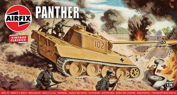 Airfix Panther in the group Sport, leisure & Hobby / Hobby / Plastic models / Military vehicles (land) at TP E-commerce Nordic AB (A06799)