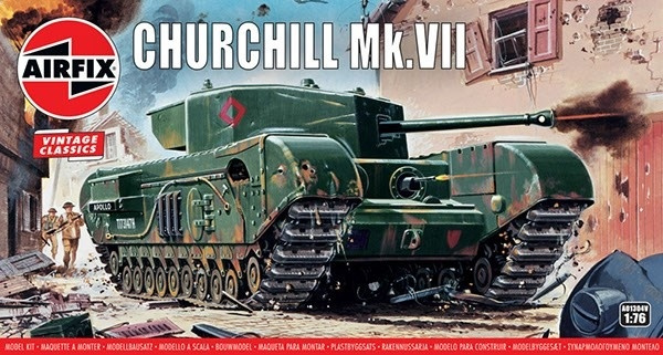 Airfix Churchill in the group Sport, leisure & Hobby / Hobby / Plastic models / Military vehicles (land) at TP E-commerce Nordic AB (A06800)