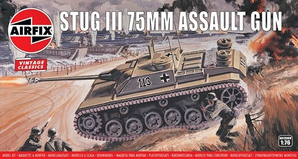 Airfix Stug III 75mm Assault Gun in the group Sport, leisure & Hobby / Hobby / Plastic models / Military vehicles (land) at TP E-commerce Nordic AB (A06802)