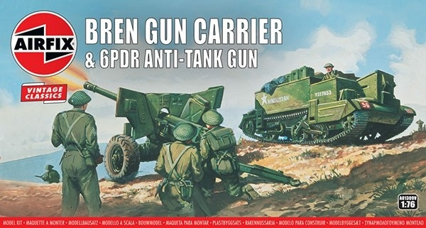 Airfix Bren Gun Carrier & 6 pdr AT Gun in the group Sport, leisure & Hobby / Hobby / Plastic models / Military vehicles (land) at TP E-commerce Nordic AB (A06803)