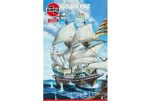 Airfix Golden Hind 1:172 in the group Sport, leisure & Hobby / Hobby / Plastic models / Ships at TP E-commerce Nordic AB (A06818)