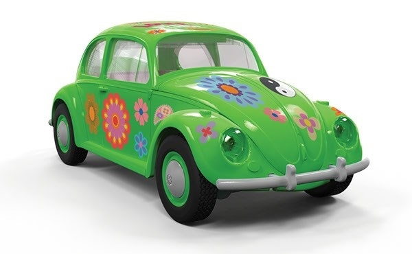 Airfix Quick Build VW Beetle Flower-Power in the group Sport, leisure & Hobby / Hobby / Plastic models / Start kits / Gift sets at TP E-commerce Nordic AB (A06864)