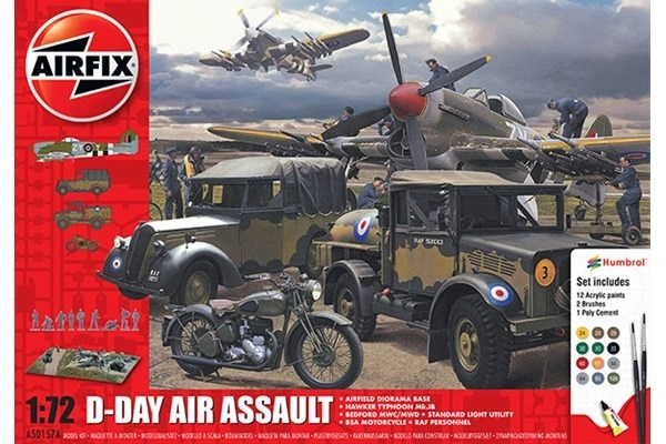 Airfix Air Assault Gift Set 1:76 in the group Sport, leisure & Hobby / Hobby / Plastic models / Start kits / Gift sets at TP E-commerce Nordic AB (A06872)