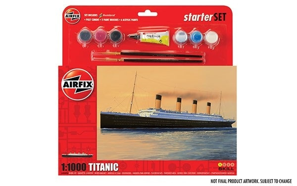 Airfix RMS Titanic 1:1000 in the group Sport, leisure & Hobby / Hobby / Plastic models / Start kits / Gift sets at TP E-commerce Nordic AB (A06873)
