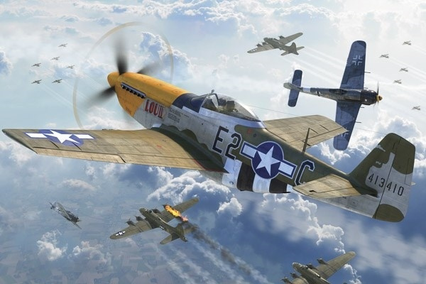 Airfix North American P51-D Mustang (Filletless Tails) in the group Sport, leisure & Hobby / Hobby / Plastic models / Airplanes/Helicopters at TP E-commerce Nordic AB (A06885)
