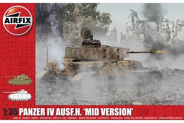 Airfix Panzer IV Ausf.H \'Mid Version in the group Sport, leisure & Hobby / Hobby / Plastic models / Military vehicles (land) at TP E-commerce Nordic AB (A06906)