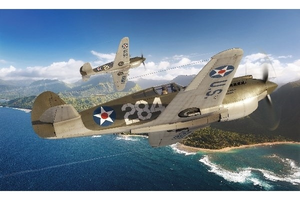 Airfix 1:72 Curtiss P-40B Warhawk in the group Sport, leisure & Hobby / Hobby / Plastic models / Airplanes/Helicopters at TP E-commerce Nordic AB (A06953)