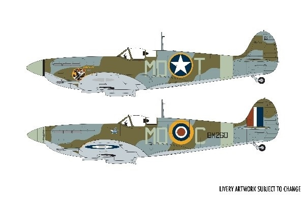 Airfix 1:48 Supermarine Spitfire Mk.Vb in the group Sport, leisure & Hobby / Hobby / Plastic models / Airplanes/Helicopters at TP E-commerce Nordic AB (A06966)