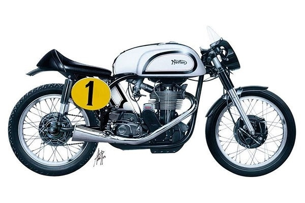 Italeri 1:9 NORTON MANX 500cc 1951 in the group Sport, leisure & Hobby / Hobby / Plastic models / Motorcycles at TP E-commerce Nordic AB (A07116)