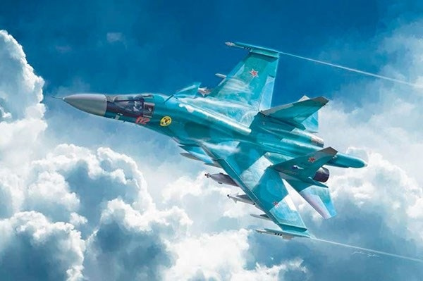 Italeri 1:72 SUKHOI SU-34 \'FULLBACK\' MAY in the group Sport, leisure & Hobby / Hobby / Plastic models / Airplanes/Helicopters at TP E-commerce Nordic AB (A07131)