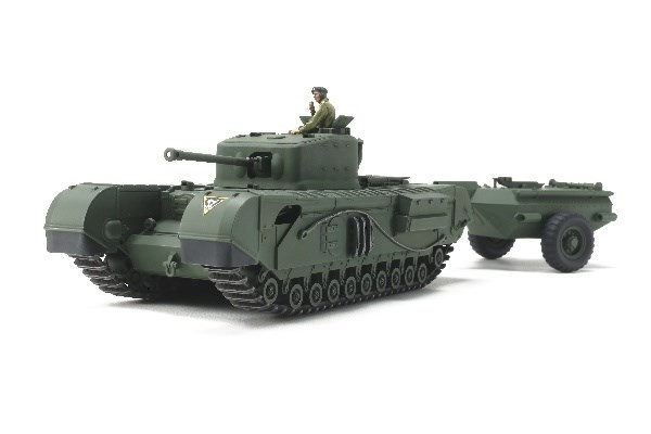 Tamiya 1/48 British Tank Churchill Mk.VII Crocodile in the group Sport, leisure & Hobby / Hobby / Plastic models / Military vehicles (land) at TP E-commerce Nordic AB (A07351)