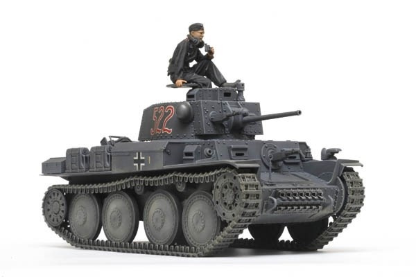 Tamiya 1:35 German Tank Panzerkampfwagen 38(t) Ausf.E/F in the group Sport, leisure & Hobby / Hobby / Plastic models / Military vehicles (land) at TP E-commerce Nordic AB (A07387)