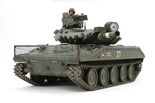 Tamiya 1:16 U.S. Airborne Tank M551 Sheridan in the group Sport, leisure & Hobby / Hobby / Plastic models / Military vehicles (land) at TP E-commerce Nordic AB (A07388)
