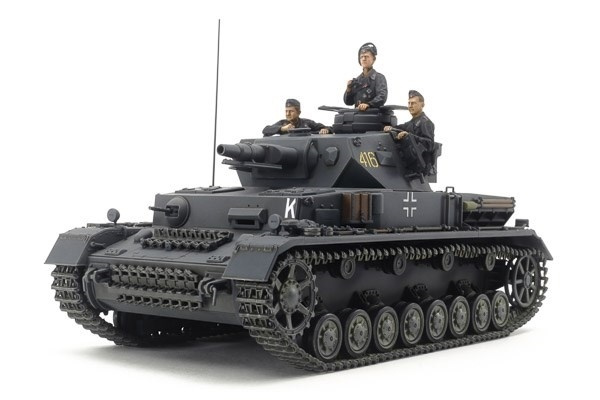 Tamiya 1/35 German Tank Panzerkampfwagen IV Ausf.F in the group Sport, leisure & Hobby / Hobby / Plastic models / Military vehicles (land) at TP E-commerce Nordic AB (A07411)