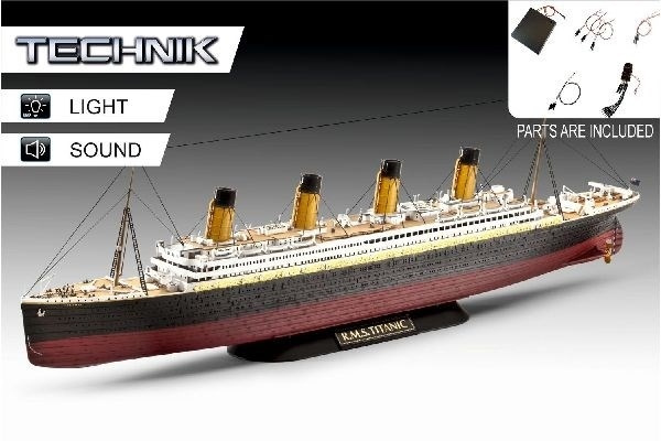 Revell 1:400 RMS Titanic in the group Sport, leisure & Hobby / Hobby / Plastic models / Ships at TP E-commerce Nordic AB (A07435)