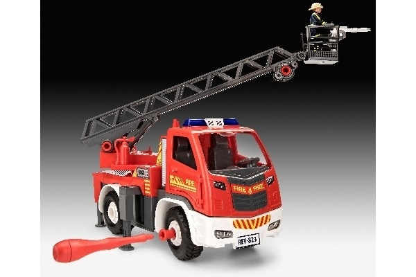 Revell Fire Truck - Ladder Unit in the group Sport, leisure & Hobby / Hobby / Plastic models / Juniorsets at TP E-commerce Nordic AB (A07461)