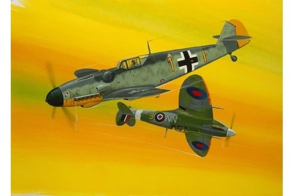 Revell 1:72 Combat Set Bf109G-10 & Spitfire Mk.V in the group Sport, leisure & Hobby / Hobby / Plastic models / Airplanes/Helicopters at TP E-commerce Nordic AB (A07590)