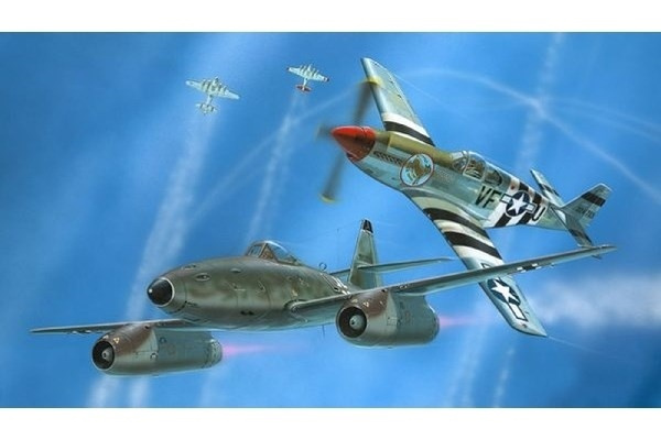 Revell Combat Set Me262 & P-51B 1:72 in the group Sport, leisure & Hobby / Hobby / Plastic models / Airplanes/Helicopters at TP E-commerce Nordic AB (A07591)