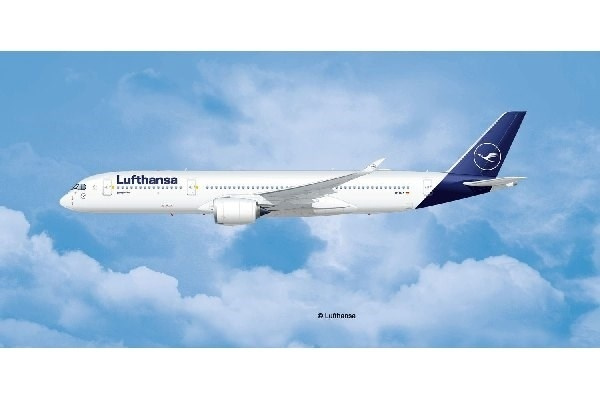 Revell Airbus A350-900 Lufthansa New Li in the group Sport, leisure & Hobby / Hobby / Plastic models / Airplanes/Helicopters at TP E-commerce Nordic AB (A07618)