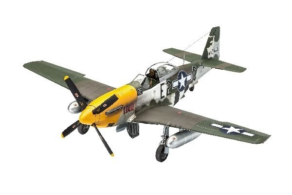 Revell P-51D-5NA Mustang (early version in the group Sport, leisure & Hobby / Hobby / Plastic models / Airplanes/Helicopters at TP E-commerce Nordic AB (A07662)