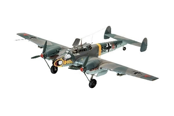 Revell Messerschmitt Bf110 C-2/C-7 in the group Sport, leisure & Hobby / Hobby / Plastic models / Airplanes/Helicopters at TP E-commerce Nordic AB (A07737)