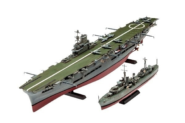 Revell HMS Ark Royal & Tribal Class Des in the group Sport, leisure & Hobby / Hobby / Plastic models / Ships at TP E-commerce Nordic AB (A07769)