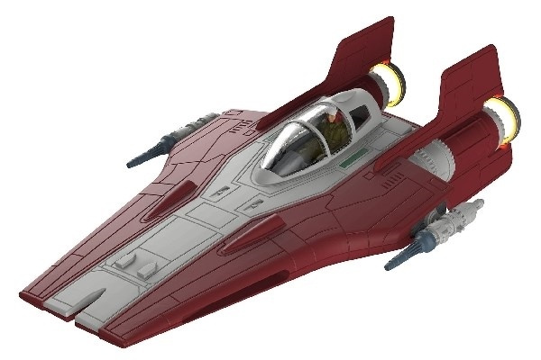 Revell 1:44 Resistance A-wing Fighter, red in the group Sport, leisure & Hobby / Hobby / Plastic models / Sci-Fi at TP E-commerce Nordic AB (A07858)