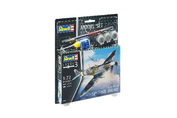 Revell Model Set Supermarine Spitfire M in the group Sport, leisure & Hobby / Hobby / Plastic models / Start kits / Gift sets at TP E-commerce Nordic AB (A08054)