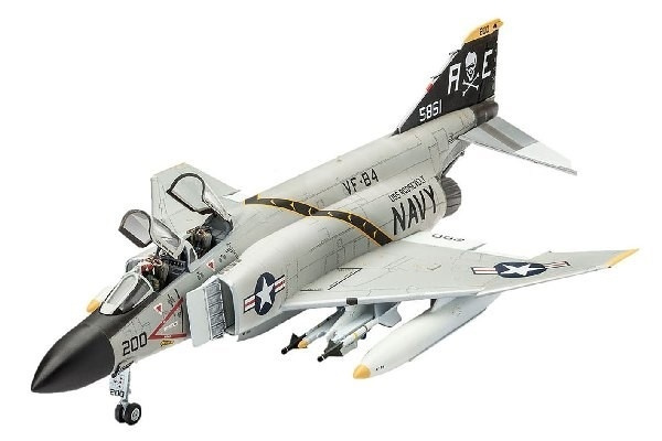 Revell Model Set F-4J Phantom II in the group Sport, leisure & Hobby / Hobby / Plastic models / Start kits / Gift sets at TP E-commerce Nordic AB (A08067)