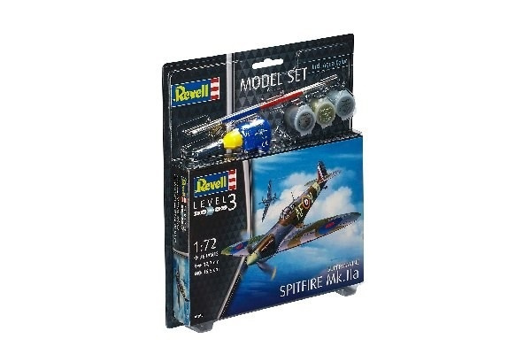 Revell Model Set Spitfire Mk,IIa in the group Sport, leisure & Hobby / Hobby / Plastic models / Start kits / Gift sets at TP E-commerce Nordic AB (A08073)