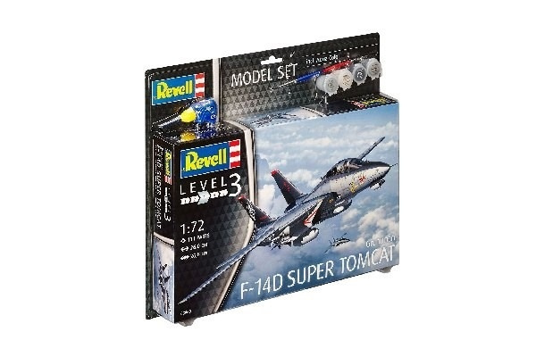 Revell Model Set F-14D Super Tomcat in the group Sport, leisure & Hobby / Hobby / Plastic models / Start kits / Gift sets at TP E-commerce Nordic AB (A08077)