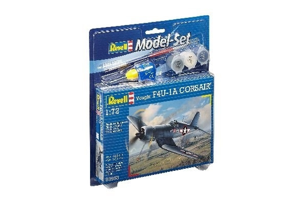 Revell Model Set Vought F4U-1D CORSAIR in the group Sport, leisure & Hobby / Hobby / Plastic models / Start kits / Gift sets at TP E-commerce Nordic AB (A08083)