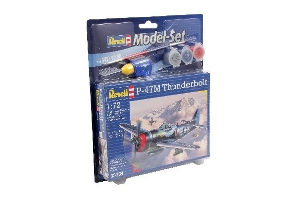 Revell Model Set P-47M Thunderbolt in the group Sport, leisure & Hobby / Hobby / Plastic models / Start kits / Gift sets at TP E-commerce Nordic AB (A08084)