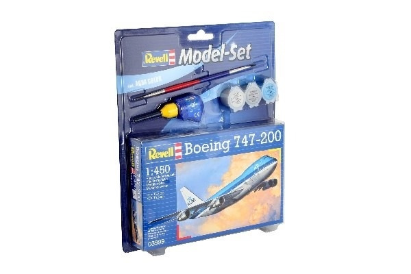 Revell Model Set Boeing 747-200 in the group Sport, leisure & Hobby / Hobby / Plastic models / Start kits / Gift sets at TP E-commerce Nordic AB (A08088)