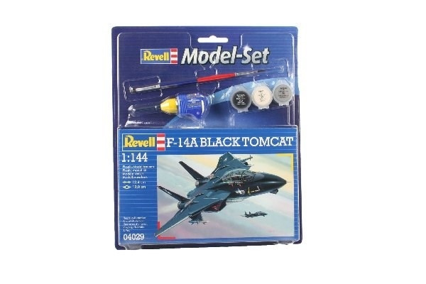 Revell Model Set F-14A Black Tomcat in the group Sport, leisure & Hobby / Hobby / Plastic models / Start kits / Gift sets at TP E-commerce Nordic AB (A08090)