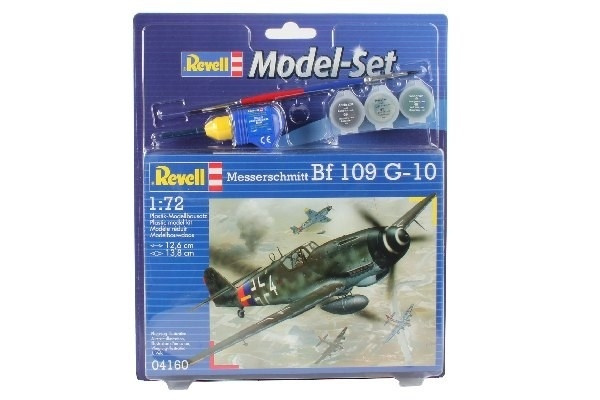 Revell Model Set Messerschmitt Bf-109 in the group Sport, leisure & Hobby / Hobby / Plastic models / Start kits / Gift sets at TP E-commerce Nordic AB (A08097)