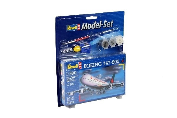 Revell Model Set Boeing 747-200 in the group Sport, leisure & Hobby / Hobby / Plastic models / Start kits / Gift sets at TP E-commerce Nordic AB (A08100)