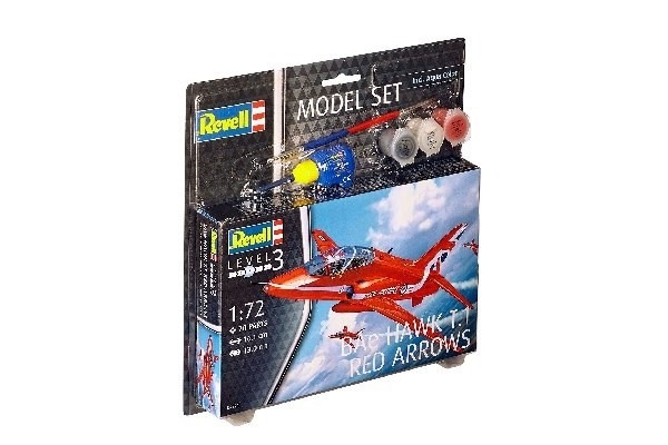 Revell Model Set BAe Hawk T,1 Red Arrow in the group Sport, leisure & Hobby / Hobby / Plastic models / Start kits / Gift sets at TP E-commerce Nordic AB (A08112)