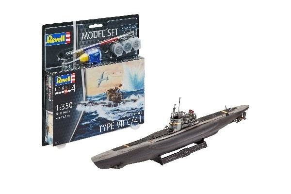 Revell Model Set German Submarine Type in the group Sport, leisure & Hobby / Hobby / Plastic models / Start kits / Gift sets at TP E-commerce Nordic AB (A08130)