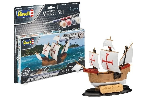 Revell 1:350 Model Set Santa Maria (easy click) in the group Sport, leisure & Hobby / Hobby / Plastic models / Start kits / Gift sets at TP E-commerce Nordic AB (A08137)