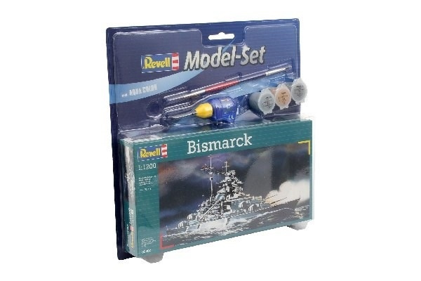 Revell Model Set Bismarck in the group Sport, leisure & Hobby / Hobby / Plastic models / Start kits / Gift sets at TP E-commerce Nordic AB (A08138)