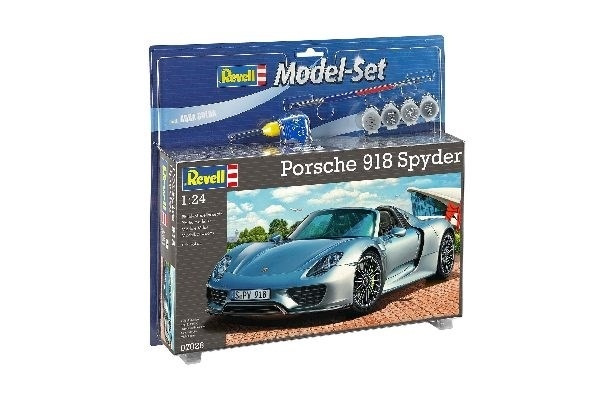 Revell Model Set Porsche 918 Spyder in the group Sport, leisure & Hobby / Hobby / Plastic models / Start kits / Gift sets at TP E-commerce Nordic AB (A08151)