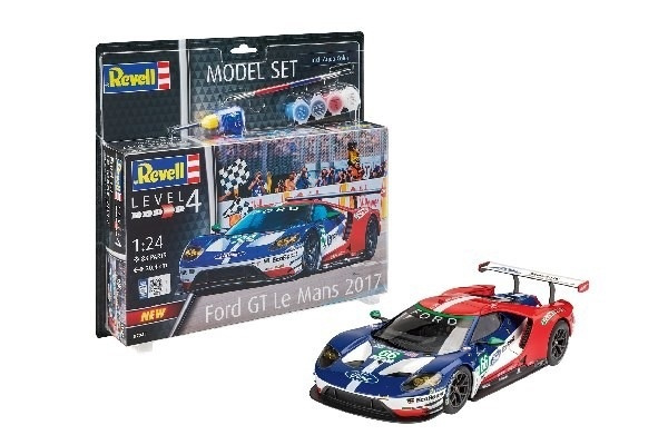 Revell Model Set Ford GT - Le Mans in the group Sport, leisure & Hobby / Hobby / Plastic models / Start kits / Gift sets at TP E-commerce Nordic AB (A08162)