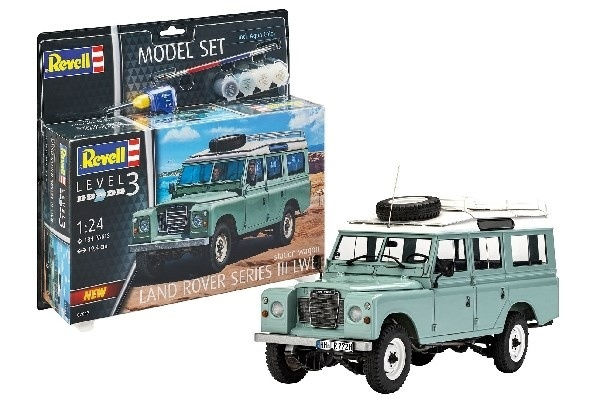 Revell 1:24 Model Set Land Rover Series III in the group Sport, leisure & Hobby / Hobby / Plastic models / Start kits / Gift sets at TP E-commerce Nordic AB (A08167)