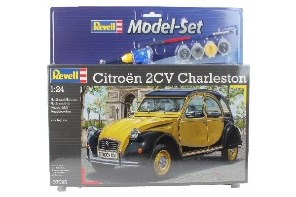Revell Model Set Citroen 2CV in the group Sport, leisure & Hobby / Hobby / Plastic models / Start kits / Gift sets at TP E-commerce Nordic AB (A08175)