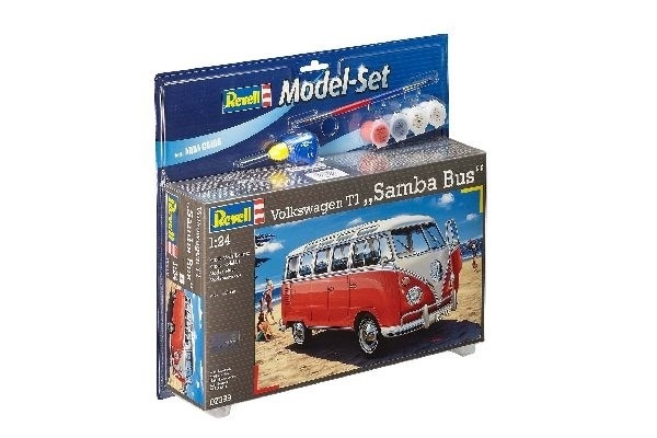 Revell Model Set VW T1 Samba Bus in the group Sport, leisure & Hobby / Hobby / Plastic models / Start kits / Gift sets at TP E-commerce Nordic AB (A08180)