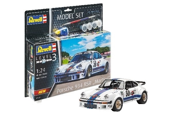 Revell Model Set Porsche 934 RSR\'Martin in the group Sport, leisure & Hobby / Hobby / Plastic models / Start kits / Gift sets at TP E-commerce Nordic AB (A08201)