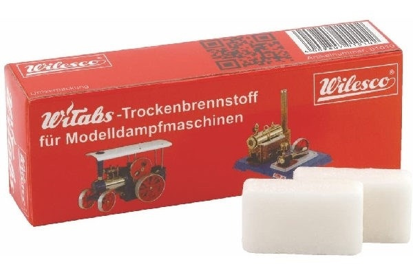 Wilesco Z81 - 12pcs WiTabs Fuel for Steam Engines, 7g, high efficiency in the group Sport, leisure & Hobby / Hobby / Steam engine models / Accessories at TP E-commerce Nordic AB (A08246)