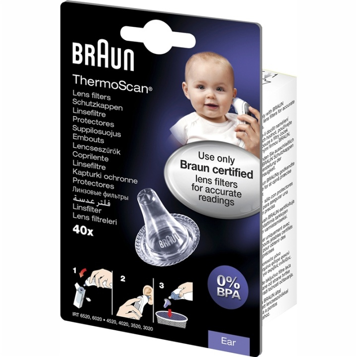 Braun Thermoscan Linsskydd LF 40 in the group BEAUTY & HEALTH / Health care / Thermometers for fever at TP E-commerce Nordic AB (A08355)